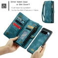 thumbnail image 4 of CaseMe Leather Case for Google Pixel 10 Pro XL,2 in 1 Detachable Wallet Case with 8-Card Holder Zipper Bills Slot,Magnetic Shockproof Flip Leather Cover Zipper Pocket Phone Cases,Blue, 4 of 9