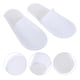 thumbnail image 5 of 24 pares de pantuflas desechables antideslizantes de lana coralina para el hogar (blanco), 5 of 6