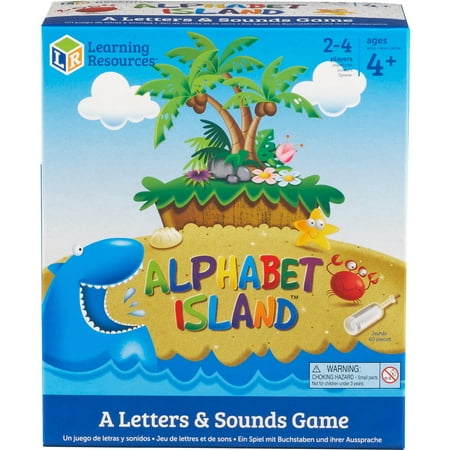 Learning Resources, LRN5022, Alphabet Island Letter/Sounds Game, 1 Each,