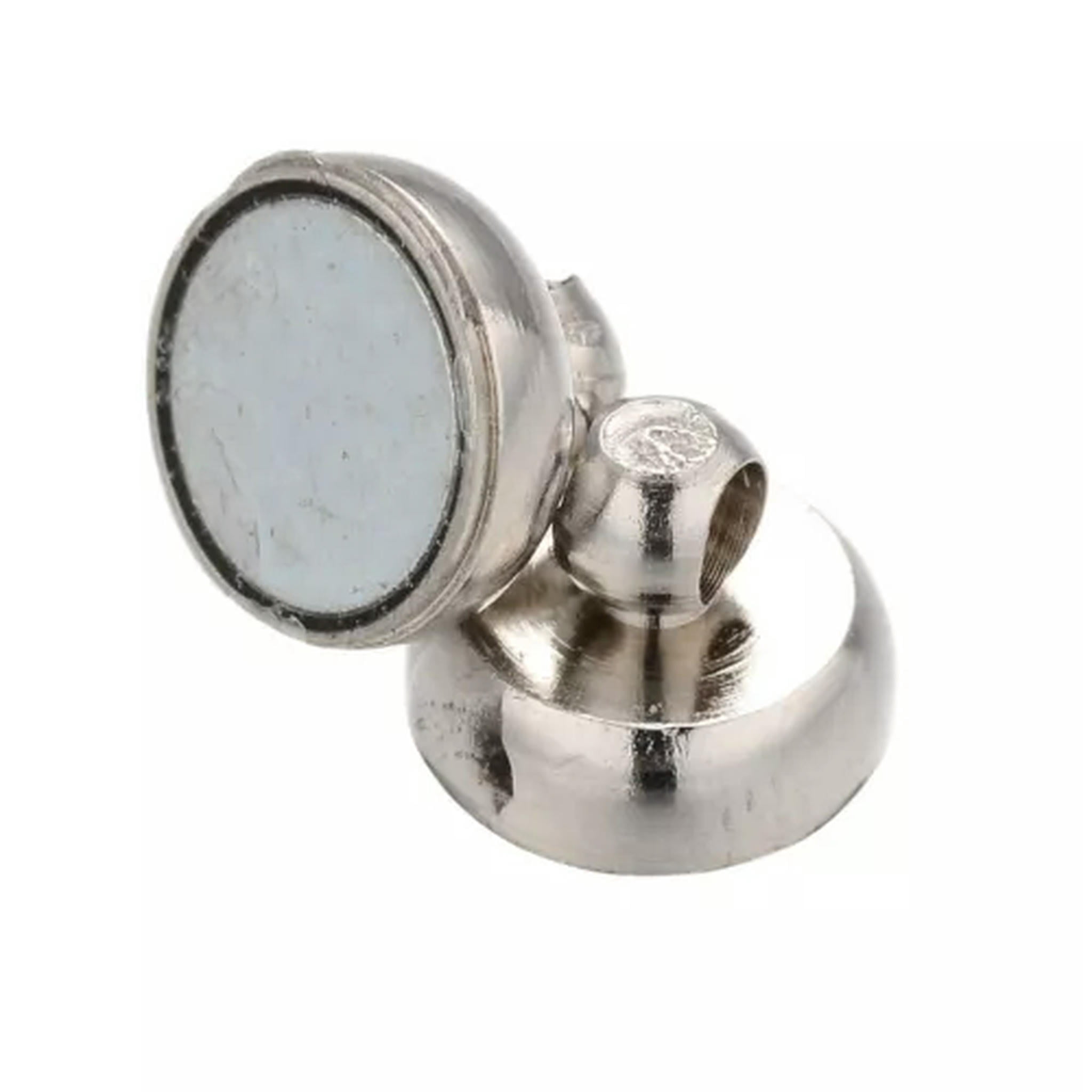 U8MO 100 Set Oval Strong Brass Magnetic Clasps Hook For Bracelect Connector 11x7mm-Platinum-NR