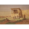 thumbnail image 3 of Carl Friedrich Heinrich Werner 24x18 Black Modern Framed Museum Art Print Titled - The Prostasis (Portico) of the Caryatids on the Erechtheion, 3 of 5