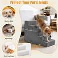 thumbnail image 5 of SHOUFTW 5-Step Dog Stairs with Right-Angle Design, Non-Slip Balanced Pet Steps for High Bed & Sofa, Pet Ramp for Small Dogs & Cats, 5 of 6
