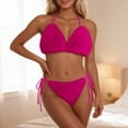 thumbnail image 2 of Beachwear Set for Summer Leisure with Sleek Strapless Solid Design and Versatile Two-Piece Bikini Ensemble, 2 of 4