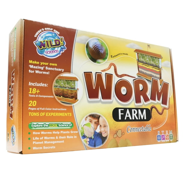 Wild Science Worm Farm Ages 6 Com Wild Science Worm Farm Ages 6, Making A Worm Farm With Preschoolers