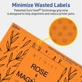 thumbnail image 5 of Avery Printable Rectangle Labels, Bright Orange, 4.75" x 7.75", 40ct, 5 of 11