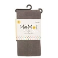 thumbnail image 7 of MeMoi Thin Ribbed Speckled Cotton Tights - Girls - Female, 12, Black, 7 of 7