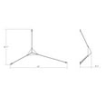 thumbnail image 2 of Sonneman 2181.03-S Abstract 26" Tall Small Led Wall Sconce - White, 2 of 3
