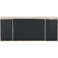 thumbnail image 5 of Meridian Furniture Amara Cream Velvet Queen Bed with Added Panels, 5 of 10