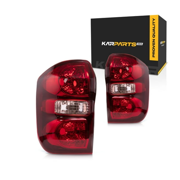For 2004 2005 Toyota RAV4 Pair Rear Tail Lights Driver and Passenger Side Assembly Unit TO2818124 TO2819124 | 81561-42080 81551-42080
