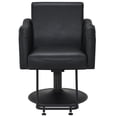 thumbnail image 3 of BarberPub Black Salon Chair for Hair Stylist, Hydraulic Barber Chair for SPA&Home Salon, Barbershop, 3 of 9