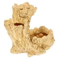 thumbnail image 3 of Resin Simulation Tree Root Flower Pot Desktop Plant Container Bonsai Pot Home Living Room Ornament (Yellow), 3 of 7