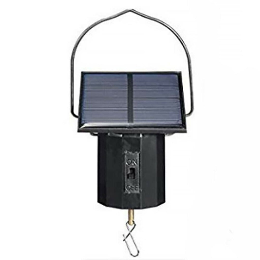 Rotating Solar Energy Operated Motor for Wind Spinner Patio Garden Lawn Entryway Décor Load Capacity of 4 Pounds Revolving Solar Powered Wind Spinner Motor for Hanging Garden Spinners and Wind Chimes 