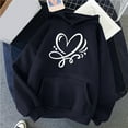 thumbnail image 4 of Dyegold Oversized Hoodie For Women Savings Trendy Fleece Winter Sweater Plus Size Comfy Heart Print Shirts Oversized Long Sleeve Casual Hoodie Hooded Graphic Pullover Ladies Teen Girls Clothes, 4 of 4