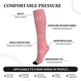 thumbnail image 3 of Lsque Happy Mother's Day Pattern Sport Compression Socks for Men & Women 15-20 mmHg Knee High Nurse Pregnant Running Medical and Travel Athletic, 3 of 6