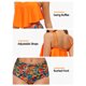 thumbnail image 5 of Traje de baño de dos piezas para mujer Conjunto de bikini con estampado de volantes Trajes de baño T Abanopi Traje de baño, 5 of 7