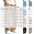thumbnail image 2 of Teen Boys Cargo Pants Relaxed Fit Lightweight Casual Trousers with Multi Flap Pockets Elastic Waist Baggy Tactical Pants for Hiking Work Outdoor Streetwear Straight Leg, 2 of 8