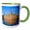 Green/White, variant on 3drose, Hillerod Castle in Denmark, 11oz Magic Transforming Mug