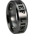 thumbnail image 4 of Silver Tungsten Line Chef Ring, 4 of 5