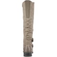 thumbnail image 4 of White Mountain Women's Shoes Liona Fabric Closed Toe Knee, Dark Taupe, Size 5.0, 4 of 5