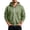 (New21)Green, variant on Thousandth Men's Zip Up Hoodie Sweatshirt Casual Athletic Outerwear Long Sleeve Hooded Fleece Top with Drawstring for Everyday Wear