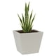 thumbnail image 1 of Maceta Cuadrada Elly Decor Clavel con Drenaje Color Blanco 30 x 30 cm, 1 of 6