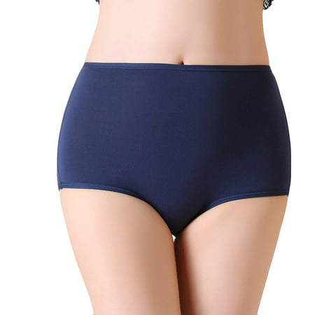 

Qcmgmg Panties for Women Cotton Briefs Briefs Women s Breathable Mid Waist Underwear XXL