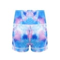 thumbnail image 2 of iiniim Kids Girls Tie Dye Boy-Cut Shorts Bottoms Gymnastics Sports Workout Shorts Activewear, 2 of 7