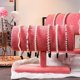 thumbnail image 2 of Soporte de exhibición T-bar Qarigey organizador joyería almacenamiento Rosa, 2 of 6
