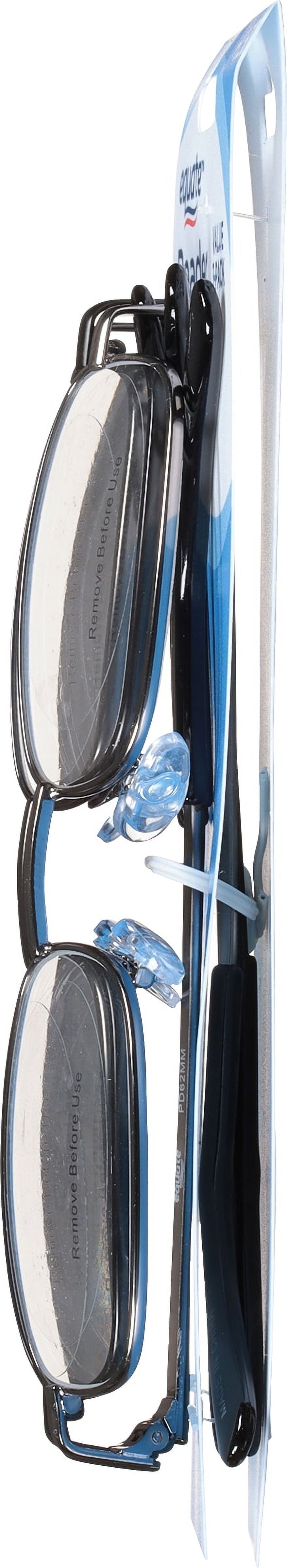 Equate Council Value 3-Pack Unisex Rectangular Reading Glasses, +1.50