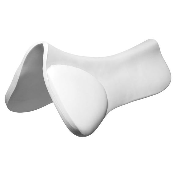Dura-Tech Ergo-Lite Raised Front Riser Saddle Pad | Raised Front Riser | White