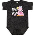 thumbnail image 3 of Inktastic New to the Flock Cute Baby Flamingo Boys or Girls Baby Bodysuit, 3 of 5