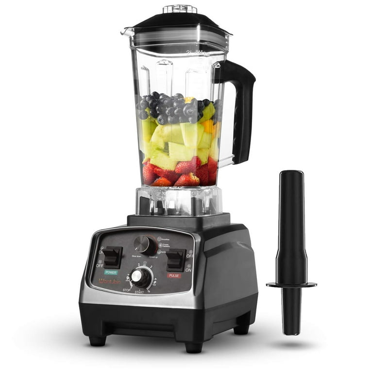 WantJoin Professional Blender, Countertop Blender ,Blender for Kitchen Max 1800W High Power Home and Commercial Blender with Timer, Smoothie