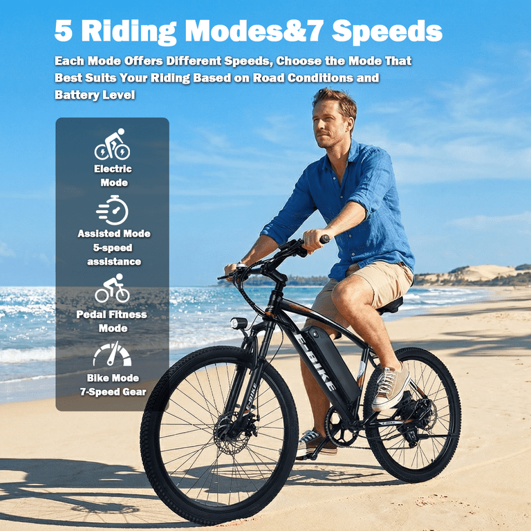 electric bicycle offers BroPath Electric Bike for Adults, Ebike, Electric Bicycle with 576WH  Removable Battery,26