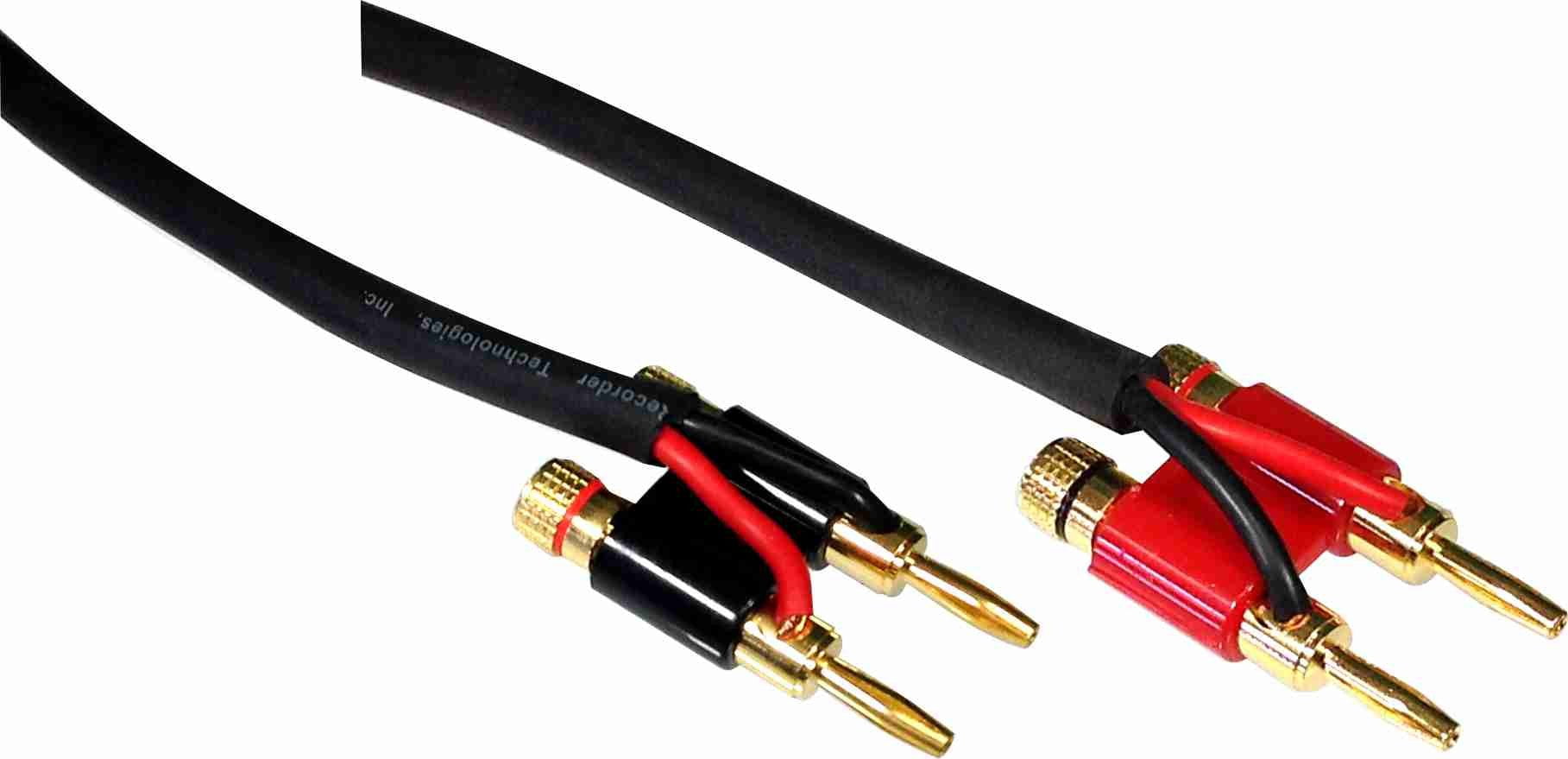 SPEAK-ON to Dual Banana 2 Conductor, 12 awg Pro Audio Speaker Cable