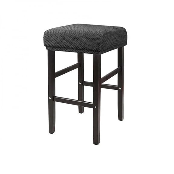 1 Square Stool Covers Home Jacquard Elastic Bar Stool Slipcovers Counter Saddle Seat Covers Living Room Coffee Restaurant