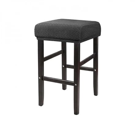 1 Square Stool Covers Home Jacquard Elastic Bar Stool Slipcovers Counter Saddle Seat Covers Living Room Coffee Restaurant