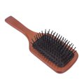 thumbnail image 3 of Cepillo de Desenredado de Cabello, Cepillo para el Cabello de Paleta de Dientos Ancho de Silicona. Reduzca la Pérdida de Cabello para el Uso del Hogar, 3 of 7