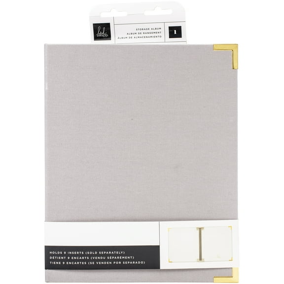 Heidi Swapp Storyline Chapters Album 8"X10"-Gray