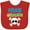 Red, variant on Inktastic Pirate in Training Boys Baby Bib