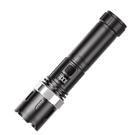 DAYBETTER Rechargeable LED Flashlight, 4 Light Modes & High Lumens, Zoomable Super Bright Flashlight, Handheld Flashlight for Home Camping