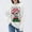 White, variant on Generic Womens Christmas Sweater Cute Santa Xmas Sweatshirts Novelty Funny Long Sleeve Creweck Knit Sweaters