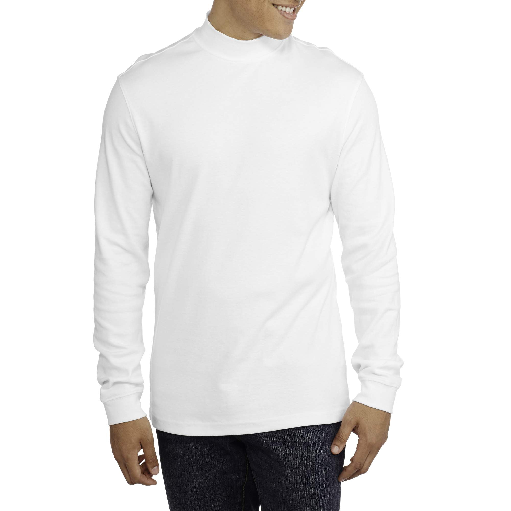 Men's Mock Neck Shirt - Walmart.com