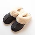 thumbnail image 1 of Zapatillas de casa para parejas de algodón con boca de lana cálida a la moda de otoño e invierno, zapatillas de algodón de felpa con fondo grueso antideslizantes, 1 of 6