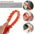 thumbnail image 6 of Orange Snow Tire Chains with Dual Cleats, Fully Adjustable, Set of for Enhanced Traction and Safety, 6 of 6