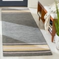thumbnail image 2 of SAFAVIEH Metro May Striped Runner Rug, Charcoal/Pink, 2'3" x 8', 2 of 8