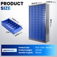 thumbnail image 4 of 100 Drawer Steel Parts Cabinet 25.8x46x8.66 Inch with ABS Drawers, Small Parts Organizer for Hardware Screws Bolts Nuts, 4 of 7