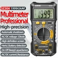 thumbnail image 2 of ANENG SZ304 Multifunction 1999 Counts Digital Multimeter True RMS Handheld High Tester Measures Voltage Current Resistance Capacitance Frequency Diode with Test Leads, 2 of 7