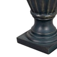 thumbnail image 5 of Christopher Knight Home 26.8" Outdoor MGO Stately Tall Fluted Pedestal Flower Pot, Antique Green, 5 of 11