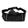 thumbnail image 5 of Unique Bargains 1 Pc Breathable Running Belt Thin Fanny Pack for Sports to Carry Phone Keys Black, 5 of 6