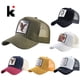 thumbnail image 2 of Baseball Caps Men Snapback Hip Hop Hats With Animals Patch Streetwear lovers' Trucker Caps Women Breathable Mesh Visor Bones Gao Jinjia LED, 2 of 2